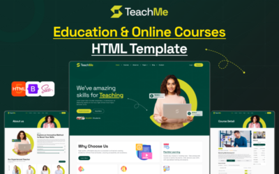 Teach Me - Online Education & Courses HTML Website Template