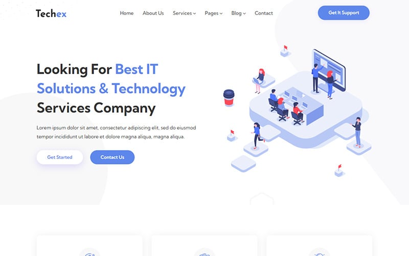 Techex - IT Solutions and Technology Website Template Techex - IT Solutions and Technology Website Template