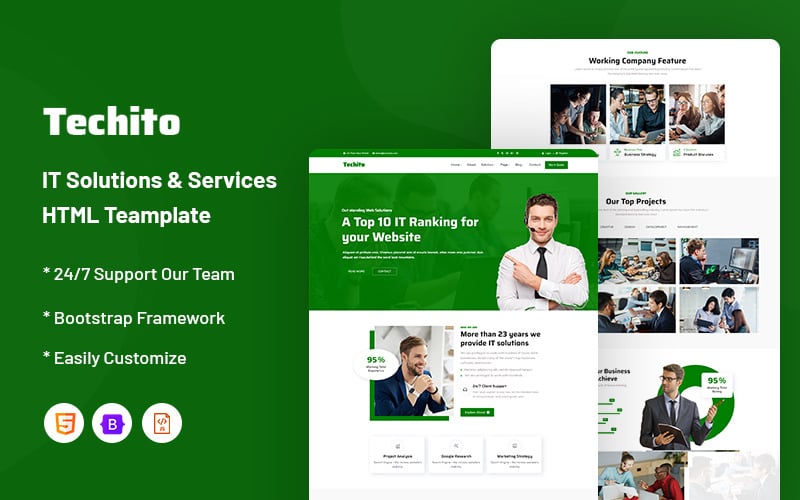 Techito – IT Solutions & Services Website Template Techito – IT Solutions & Services Website Template