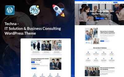Techna - IT Solution and Business Consulting WordPress Theme