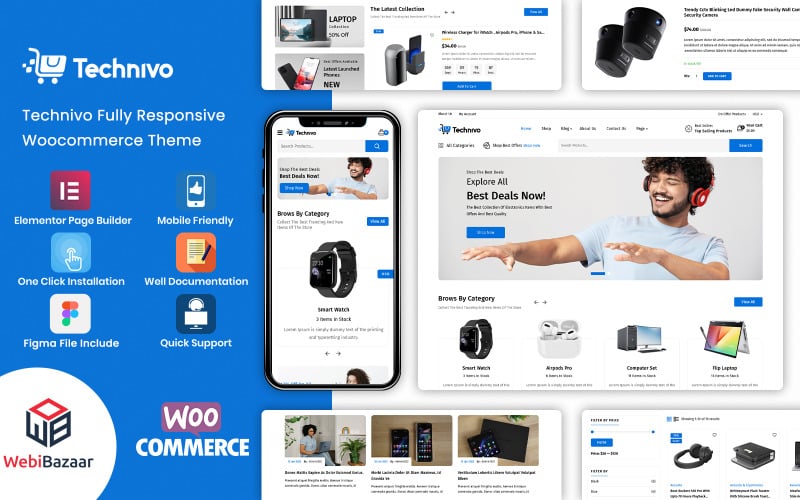 Technivo - Electronics MegaShop WooCommerce Template Technivo - Electronics MegaShop WooCommerce Template