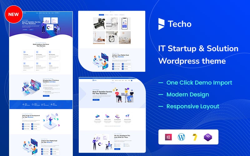 Techo - IT Startup & Business Solution WordPress Theme Techo - IT Startup & Business Solution WordPress Theme