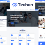 Techon - IT Solutions and Services HTML5 Website Template