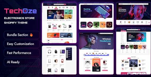 TechOze - Electronics Store Shopify Theme TechOze - Electronics Store Shopify Theme