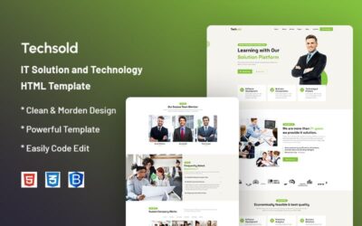 Techsold - IT Solution and Technology Website Template