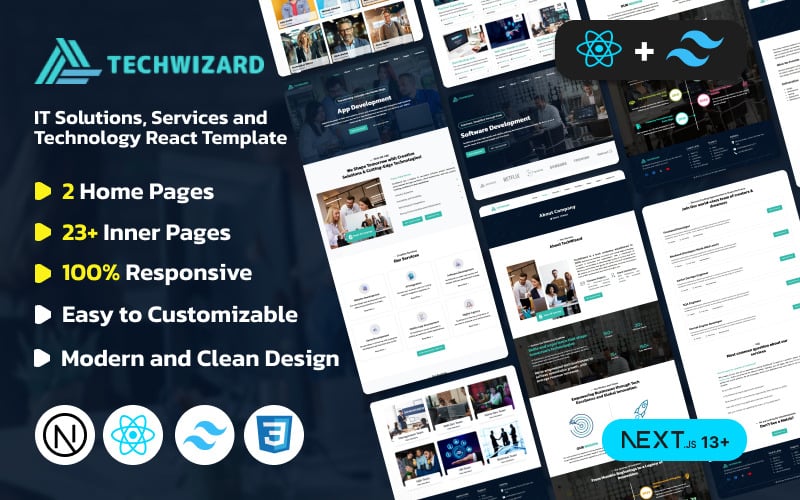 TechWizard - Next js IT Solutions Services and Technology React Template TechWizard - Next js IT Solutions Services and Technology React Template