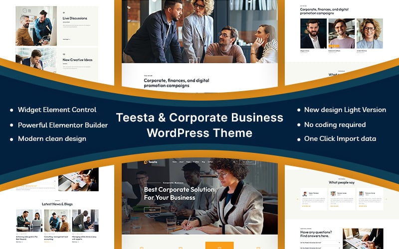 Teesta - Corporate Business WordPress Theme Teesta - Corporate Business WordPress Theme