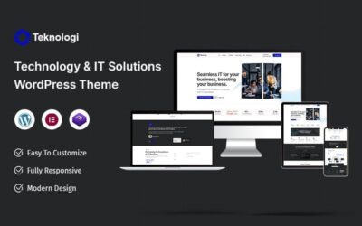 Teknologi - Technology & IT Solutions WordPress Theme