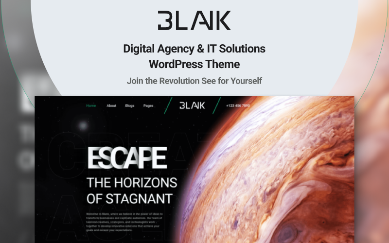 The Blank - Digital Agency - Marketing Agency & IT Solutions WordPress Theme The Blank - Digital Agency - Marketing Agency & IT Solutions WordPress Theme