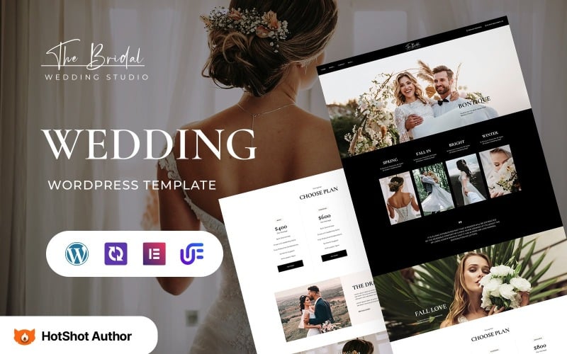 The Bridal - Wedding Studio WordPress Elementor Theme The Bridal - Wedding Studio WordPress Elementor Theme