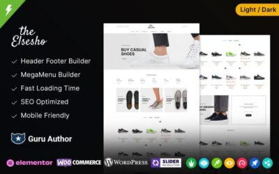 The Elsesho - Shoes Store and Fashion Elementor WooCommerce Theme