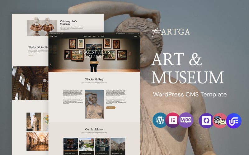 Theartga - Art Gallery And Museum WordPress Elementor Theme Theartga - Art Gallery And Museum WordPress Elementor Theme