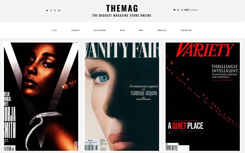 Themag - Magazine Store Ready-To-Use Shopify Theme Themag - Magazine Store Ready-To-Use Shopify Theme