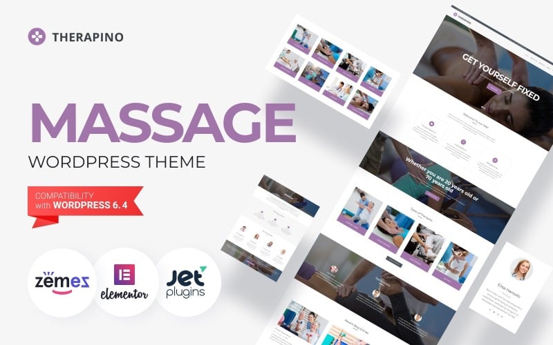 Therapino - Physical Therapy & Massage Salon WordPress Theme Therapino - Physical Therapy & Massage Salon WordPress Theme