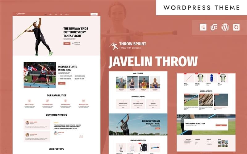 Throw Sprint - Javelin Coaching & Athletics Club WordPress Elementor Theme Throw Sprint - Javelin Coaching & Athletics Club WordPress Elementor Theme