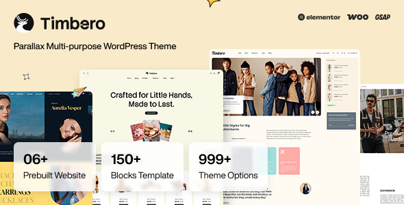 Timbero - Parallax Multipurpose eCommerce WordPress Theme Timbero - Parallax Multipurpose eCommerce WordPress Theme