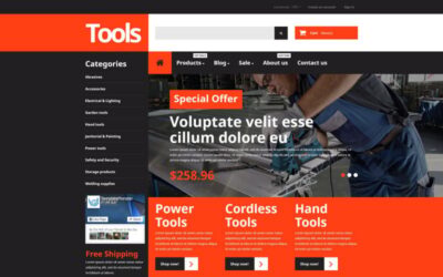 Tools & Equipment Responsive Shopify Theme