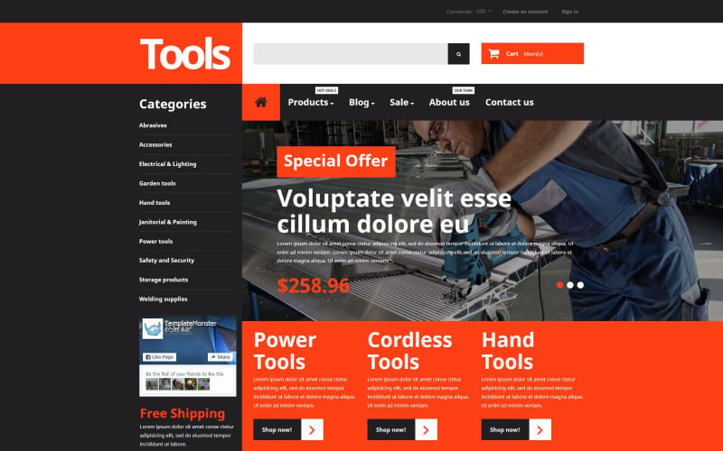 Tools & Equipment Responsive Shopify Theme Tools & Equipment Responsive Shopify Theme