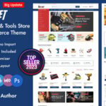 Toolsjet - Hardware and Tools Store Elementor WooCommerce Responsive Theme