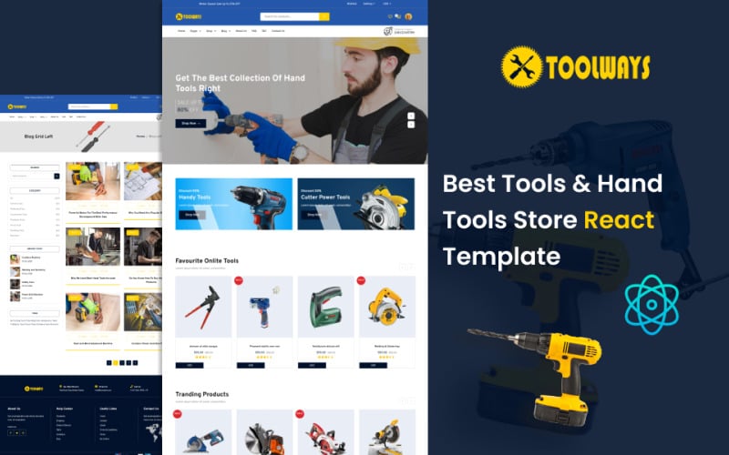 Toolways - Best Tools & Hand Tools Store React Template Toolways - Best Tools & Hand Tools Store React Template
