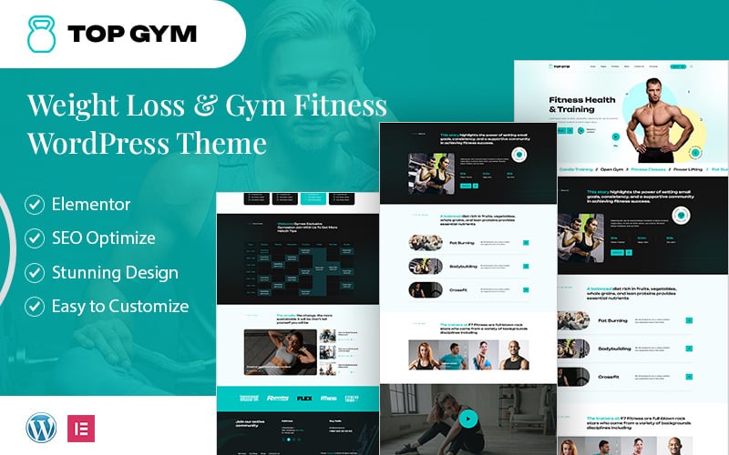 Topgym – Weight Loss & Gym Fitness WordPress Theme Topgym – Weight Loss & Gym Fitness WordPress Theme