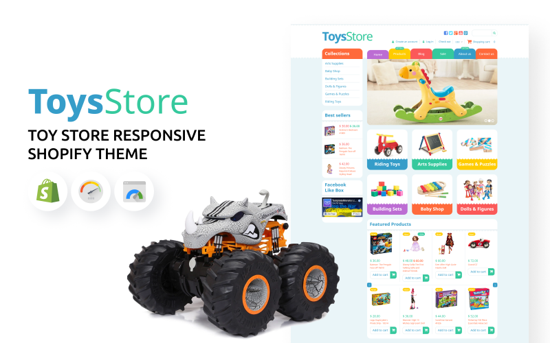 Toy Store Responsive Shopify Theme Toy Store Responsive Shopify Theme