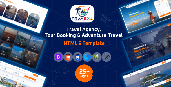 Travexa - Travel Agency, Tour Booking & Adventure Travel HTML 5 Template Travexa - Travel Agency, Tour Booking & Adventure Travel HTML 5 Template