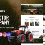 Treadix - Farmer Tools And Tractor Multipurpose WordPress Elementor Theme