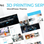 TriPri - 3D Printing WordPress Theme for Technology Company Website