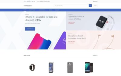 TruStore - Gadgets Store ECommerce Minimal Elementor