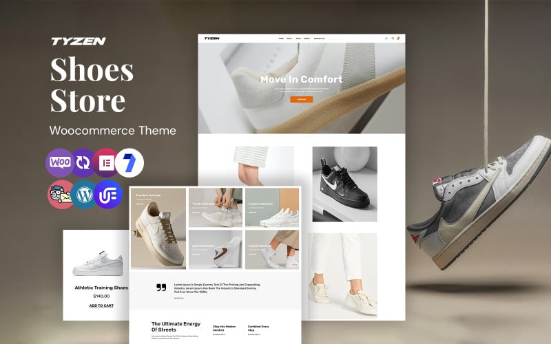 Tyzen - Shoes Store WooCommerce Theme Tyzen - Shoes Store WooCommerce Theme
