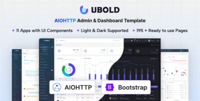 UBold - HTML & AIOHTTP Admin & Dashboard Template