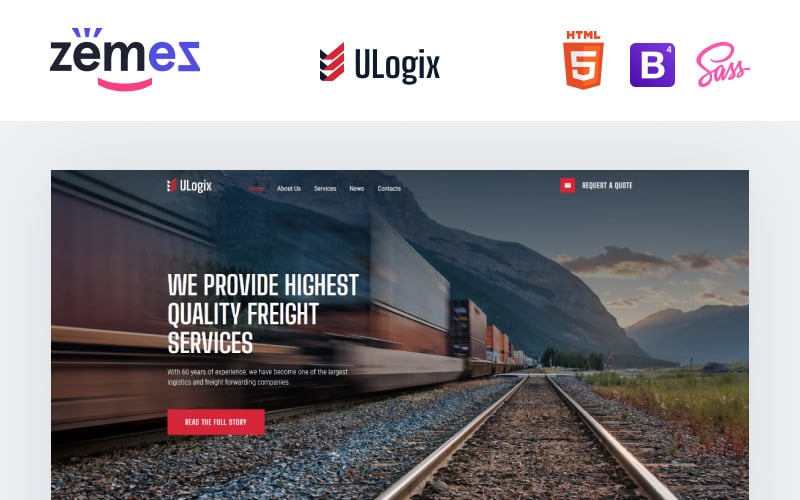 ULogix - Logistics Business Website Template ULogix - Logistics Business Website Template