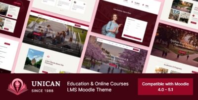 Unican - Education & Online Courses Moodle Theme