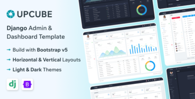 Upcube - Django Admin & Dashboard Template