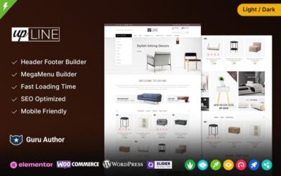UpLine - Furniture, Home and Interior Shopping Mall Elementor WooCommerce Theme