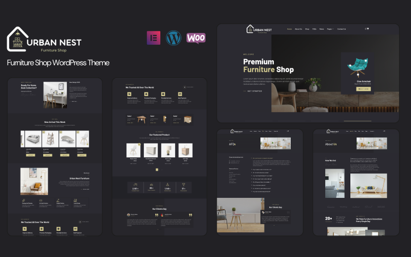 Urban Nest - Furniture Shop & Services Elementor WooCommerce Theme Urban Nest - Furniture Shop & Services Elementor WooCommerce Theme