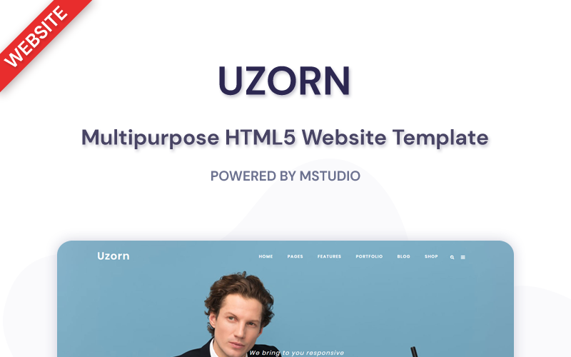 Uzorn - Responsive Multi-Purpose Website Template Uzorn - Responsive Multi-Purpose Website Template