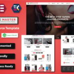 Vape Master - Vapers & Tobacco Shop WooCommerce Elementor Template