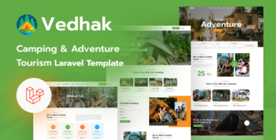 Vedhak - Adventure Tours and Travel Laravel Template