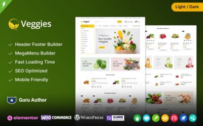 Veggies - Grocery and Fruits and Vegetables Elementor WooCommerce Theme
