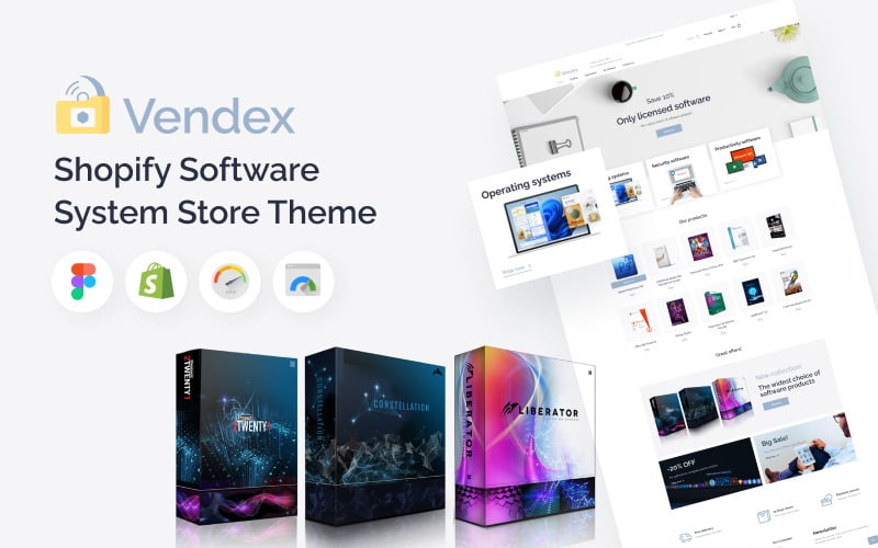 Vendex - Shopify Software System Store Theme Vendex - Shopify Software System Store Theme