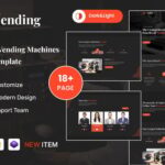 Vendin –Vending Machines and Snack Bootstrap HTML5 Website Template