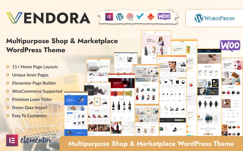Vendora - Multipurpose Shop Marketplace WooCommerce Theme Vendora - Multipurpose Shop Marketplace WooCommerce Theme