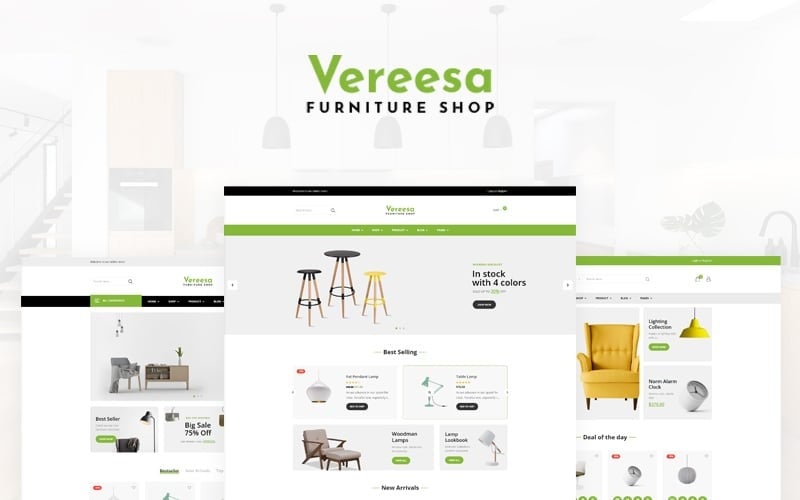 Vereesa - Furniture Store WooCommerce Theme Vereesa - Furniture Store WooCommerce Theme