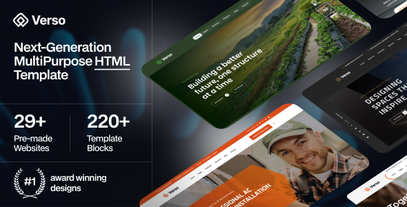 Verso - Multipurpose HTML Template Verso - Multipurpose HTML Template