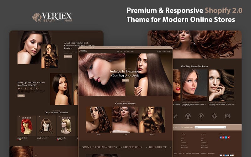 Vertex – The Pinnacle Shopify Theme for Hair Wigs & Extensions Vertex – The Pinnacle Shopify Theme for Hair Wigs & Extensions