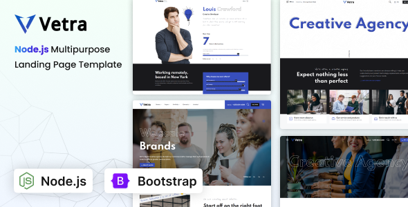 Vetra - Nodejs Multipurpose Agency & Portfolio Template Vetra - Nodejs Multipurpose Agency & Portfolio Template