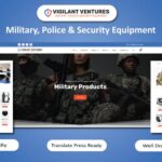 Vigilant Ventures - Military, Police & Security Equipment Elementor WooCommerce Template