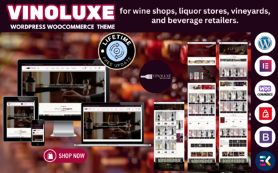 VinoLuxe - Wine Shop, Winery and Vineyard WooCommerce Theme